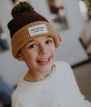 Bonnet Block Pistachio enfant et adulte Hello Hossy.