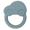 Anneau de dentition en silicone bleu forme voiture – jouet de dentition souple pour bébé, marque Jollein, modèle On The Go