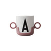 Anses pour gobelet Ecozen Vieux rose, Design Letters.