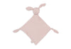 Doudou attache tétine lapin wild rose Jollein pour bébé ou enfant.
