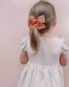 Barrette enfant maxi nœud vichy rose Mini Galaxie – Accessoire cheveux tendance fille