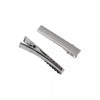 Barrette Mini Galaxie en lin couleur blanc pour enfant avec pince crocodile