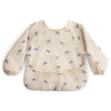 Bavoir à manches longues imperméable Whales Mushie – Repas bébé sans salissures