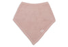 Lot de 2 bavoirs bandana bébé rose Jollein en éponge – accessoires doux et absorbants pour bébé