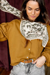Grand foulard Latika bengale eucalyptus apaches collections.