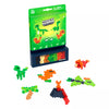 Jeu Plus-Plus Dinosaures 125 pièces avec créations dinosaures en 2D et 3D, puzzle créatif enfant