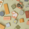 Blocs de construction en bois Little Farm Little Dutch.