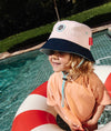 Bob enfant Hello Hossy Mini Soap beige et bleu marine – chapeau enfant été tendance concept store famille