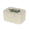 Boîte à goûter Crocodile Konges Slojd avec compartiments - lunch box enfant pratique