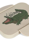 Boîte à goûter Crocodile Konges Slojd avec compartiments - lunch box enfant pratique