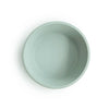 Bol ventouse en silicone Cambridge Blue Mushie - repas bébé antidérapant