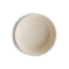 Bol ventouse en silicone Ivory Mushie - repas bébé antidérapant