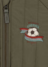 veste enfant football kaki 12 mois 8 ans blouson garçon matelassé mi saison