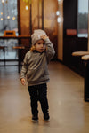 Bonnet enfant, maman et papa, modèle Pop, coloris Champagne, marque Hello Hossy.