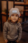 Bonnet enfant, maman et papa, modèle Pop, coloris Champagne, marque Hello Hossy.