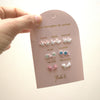Boucles d'oreilles acier inoxydable Semaine de poésie Baby Shower Yuko B.