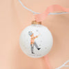 Boule "Joyeux Noël" Casse noisette, collaboration entre Baubels et Atelier Oranger.