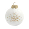 Boule de noel, inscription "Mon parrain préféré", marque Baubels.