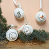 Boule de Noël Ronde des lapins de Noël Petit Berge x Baubels.