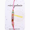 Bracelet enfant lettres ENJOY perles fluo et cœur doré – Mini Galaxie