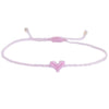 bracelet cordon mini coeur coloré ajustable bijou femme maman mamie cadeau tendance