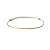 Bracelet jonc Hoop doré, Padam Padam.