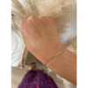 Bracelet jonc Hoop doré, Padam Padam.