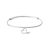 Bracelet jonc Lovely Hoop, Argent, Padam Padam.