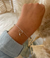 Bracelet jonc Lovely Hoop, Argent, Padam Padam.