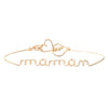 Bracelet jonc maman doré Padam Padam.