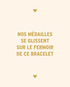 Bracelet maillons XL doré à l’or fin Emoi Emoi – bijou élégant pour femme