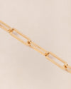 Bracelet maillons XL doré à l’or fin Emoi Emoi – bijou élégant pour femme