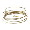 Bracelets semainier Lovely Hoop, doré, Padam Padam.