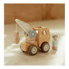 Camion-grue en bois Little Dutch avec figurine – jouet d’imitation construction