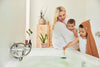 Cape de bain bébé caramel en éponge douce – Jollein, sortie de bain avec capuche