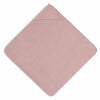 Cape de bain bébé en éponge rose 100 cm Wild Rose - Jollein