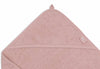 Cape de bain bébé en éponge rose 100 cm Wild Rose - Jollein