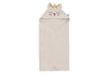 Cape de bain bébé Charlie Cat en éponge beige - Jollein