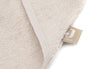 Cape de bain bébé Charlie Cat en éponge beige - Jollein