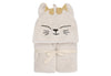 Cape de bain bébé Charlie Cat en éponge beige - Jollein