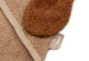 Cape de bain bébé Diego Dog en éponge marron - Jollein