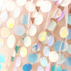 Cape rose enfant à sequins iridescents Galaxia – déguisement féerique princesse
