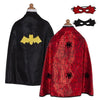 Cape réversible enfant araignée et chauve-souris avec masques – déguisement 3-6 ans Great Pretenders