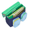 Cartable enfant Basketball Hello Hossy bleu avec motifs ballons pour enfants 2 à 5 ans