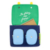 Cartable enfant Basketball Hello Hossy bleu avec motifs ballons pour enfants 2 à 5 ans
