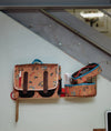 Cartable enfant Mascots Ride Hello Hossy marron avec motifs skate et surf pour enfants 2 à 5 ans