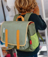 Cartable Mini Safari Hello Hossy vert sauge pour enfants de 2 à 5 ans