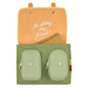 Cartable Mini Safari Hello Hossy vert sauge pour enfants de 2 à 5 ans