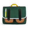 Cartable enfant Hello Hossy Mini Sapin vert et camel