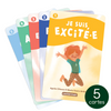 Carte Audio "Le Yoga des Émotions" - Yoto | Une collection de 5 cartes audio pour aider les enfants à mieux comprendre et gérer leurs émotions à travers le yoga et la relaxation 🌈💛. Conçues par Agnès Gliozzo & Marie Faure Ambroise et éditées par Casterman, ces cartes interactives permettent d’explorer des émotions comme l'excitation, la colère, la tristesse et la sérénité, en proposant des exercices ludiques et apaisants 🎶✨. Idéal pour les enfants dès 3 ans, compatible avec la Yoto Player et parfait pour